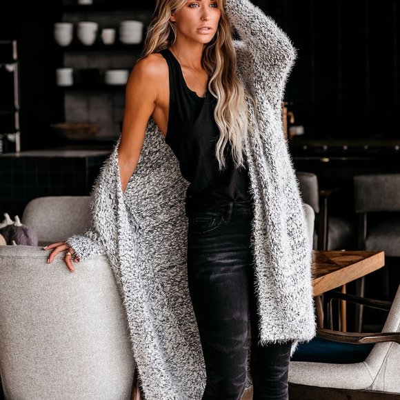 Sweaters - So Plush & Soft Hoodie Cardigan